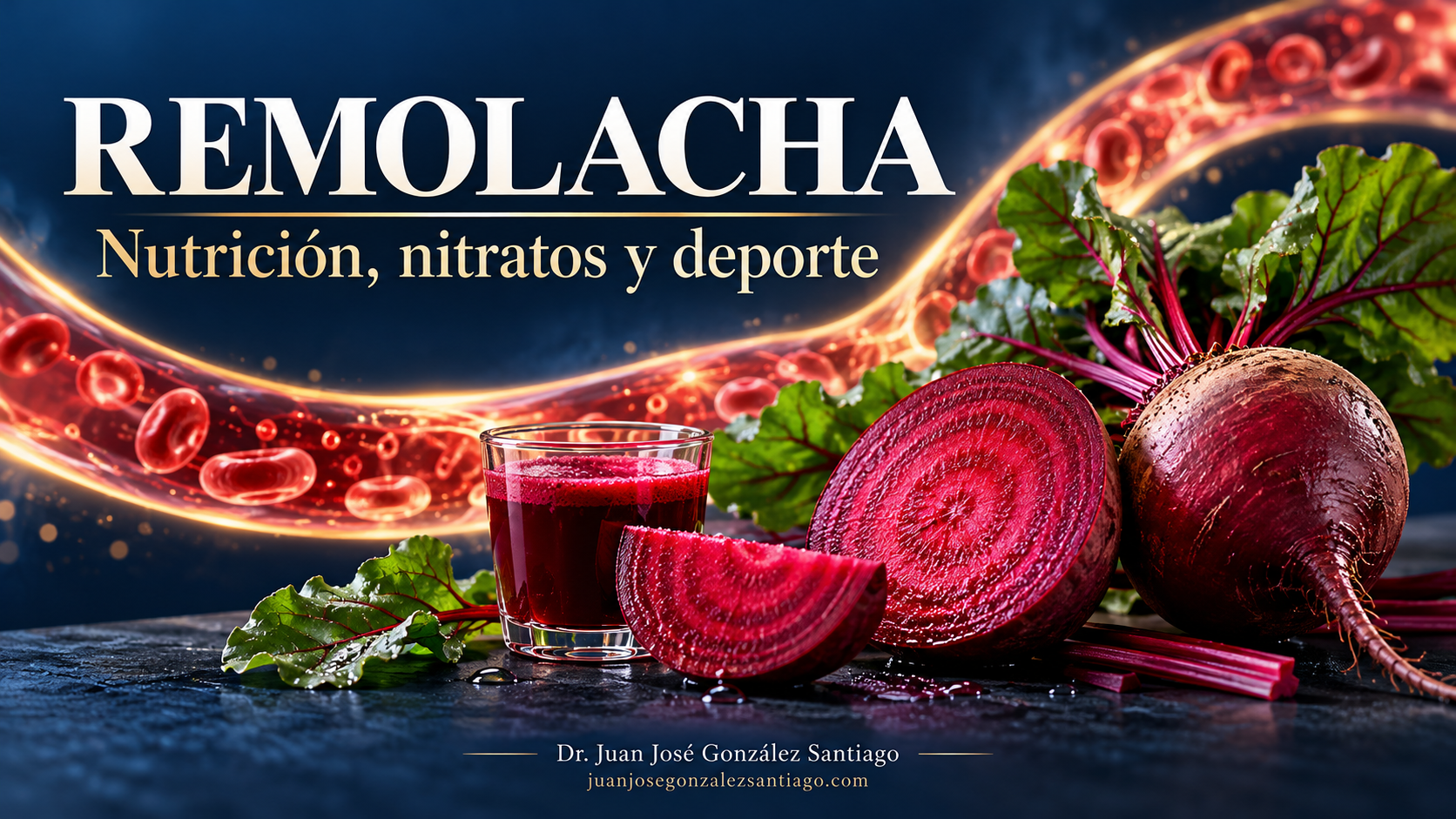 Remolacha: ilustración 3D de apoyo al contenido nutricional